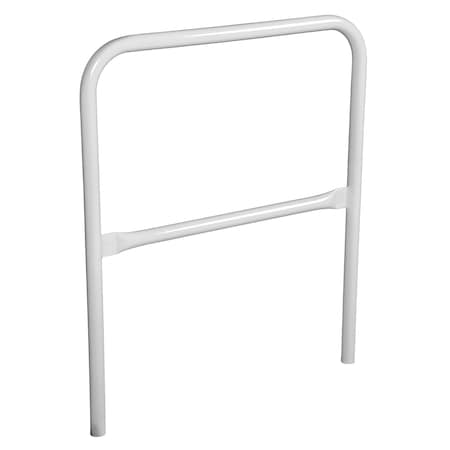Vestil STEEL PIPE SAFETY RAILING 36 IN LENGTH WHITE VDKR-3-WT